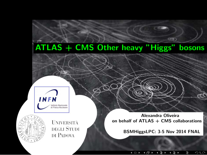 atlas cms other heavy higgs bosons