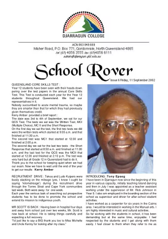 QUEENSLAND CORE SKILLS TEST :  Year 12 students have been seen with their heads down  poring over