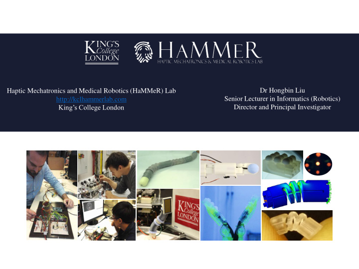 http kclhammerlab com