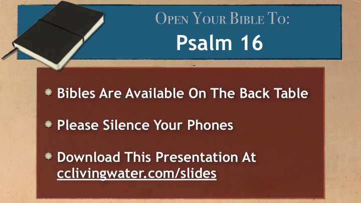 psalm 16