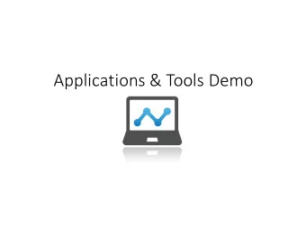 Applications &amp; Tools Demo  Technology  Open-source,  text-mining tool.