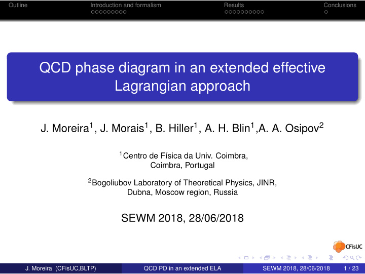 qcd phase diagram in an extended effective lagrangian