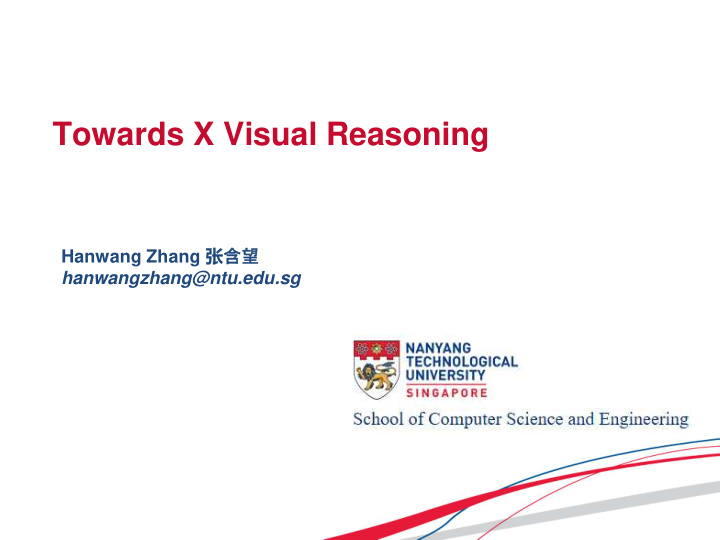 towards x visual reasoning