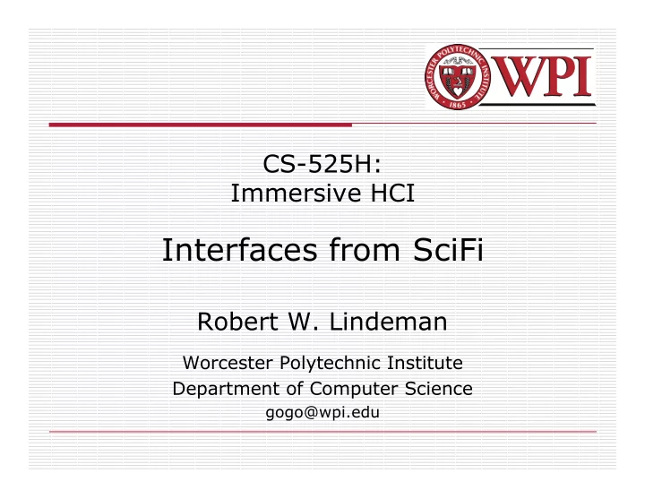 interfaces from scifi