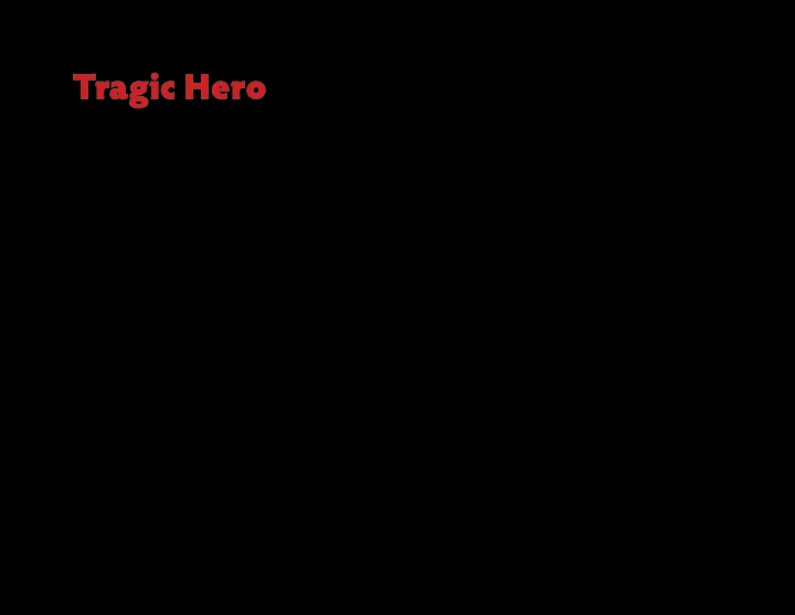 tragic hero