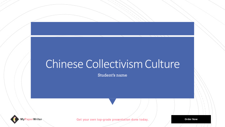 chinese collectivism culture