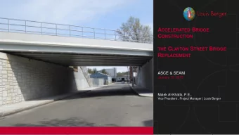 Background  History of the Clayton Street Bridge    First Massachusetts Bay Transportation