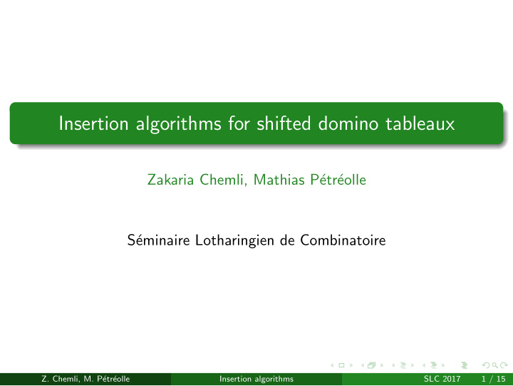 insertion algorithms for shifted domino tableaux