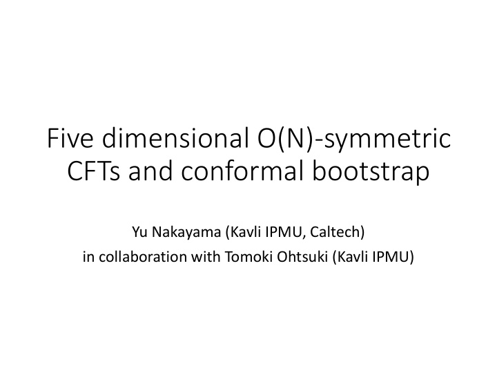 cfts and conformal bootstrap