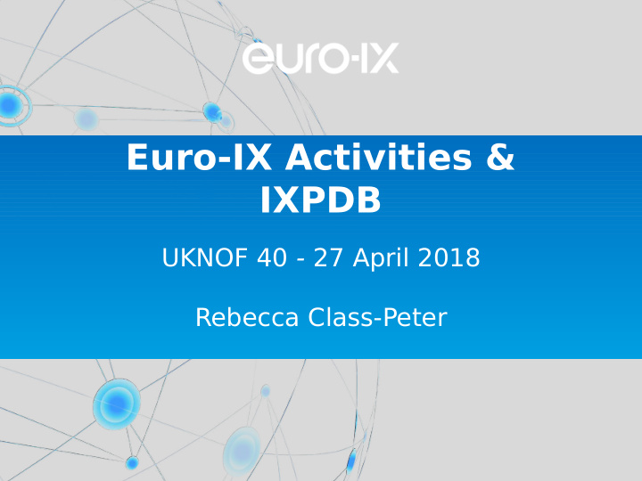 euro ix activities ixpdb