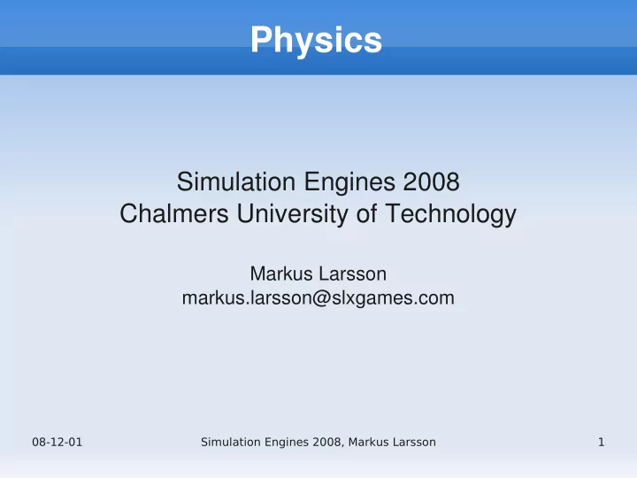 physics