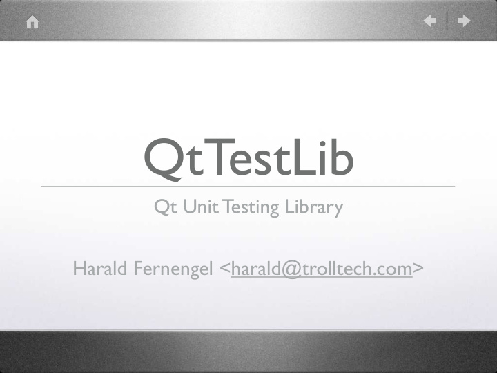 qttestlib