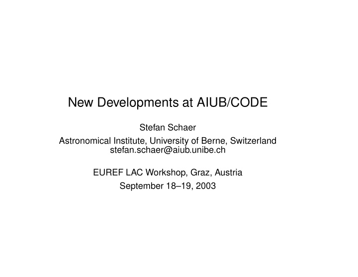 new developments at aiub code