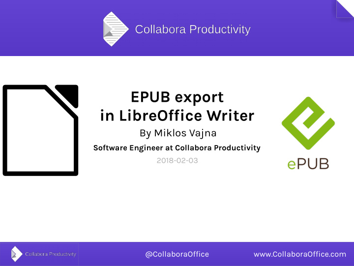 epub export in libreoffice writer