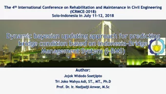 Author:  Jojok Widodo Soetjipto  Tri Joko Wahyu Adi, ST., MT., Ph.D  Prof. Dr. Ir. Nadjadji Anwar,