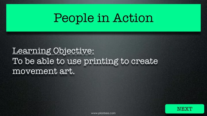 people in action