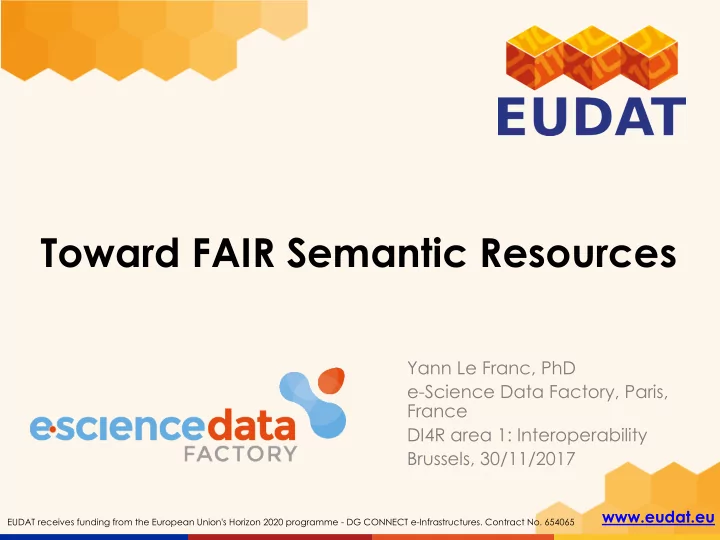 toward fair semantic resources