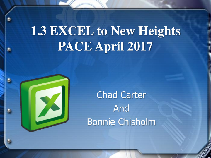 1 3 excel to new heights pace april 2017