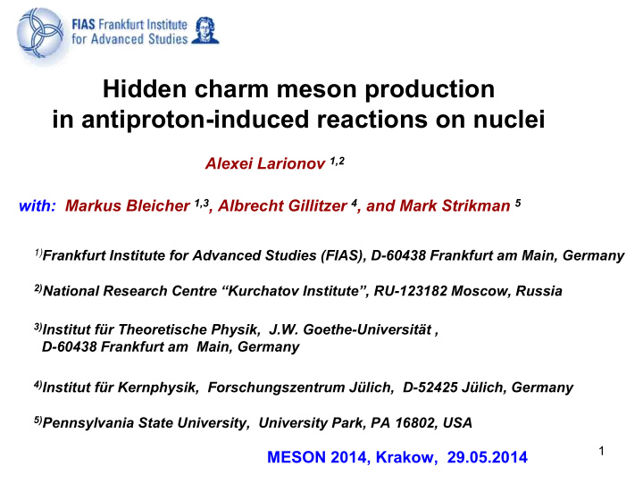 hidden charm meson production in antiproton induced