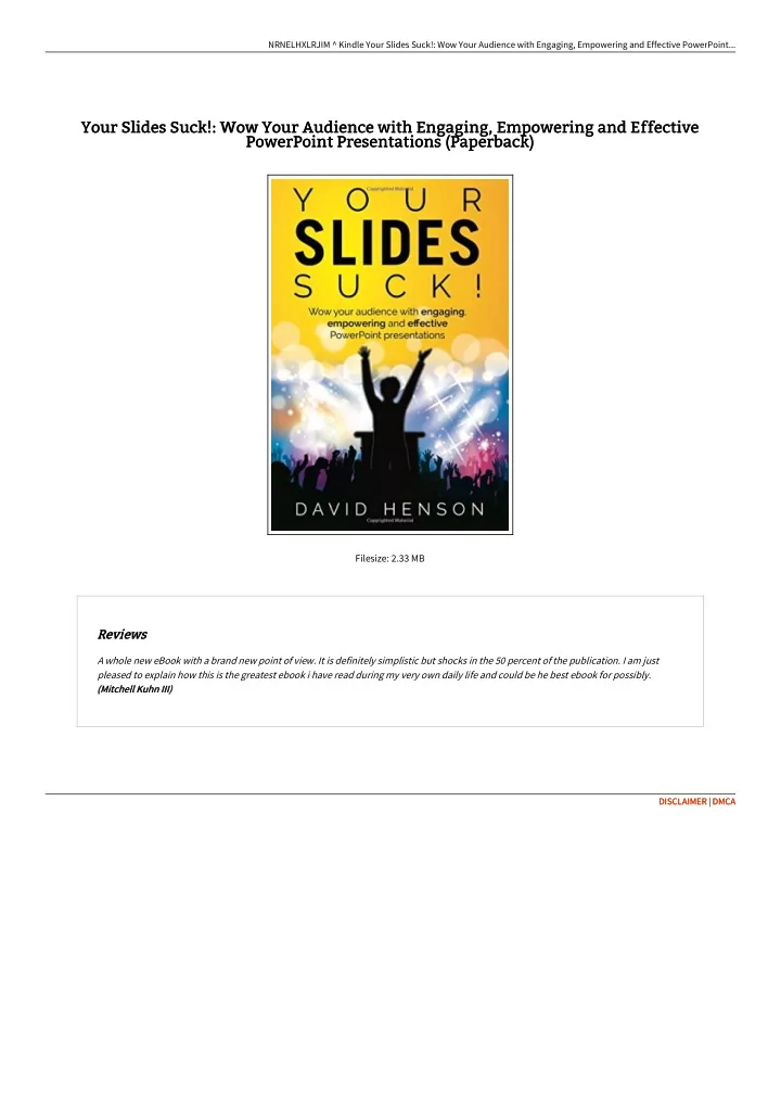 your slides suck wow your audience with engaging