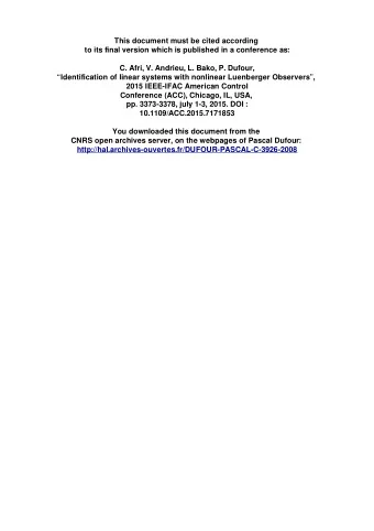 This document must be cited according  to its fjnal version which is published in a conference as: