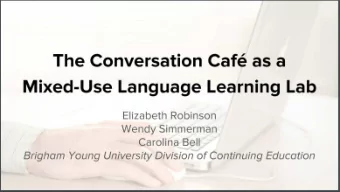 History and  Evolution  Samples of Conversation Caf  Operational Challenges  Encountered