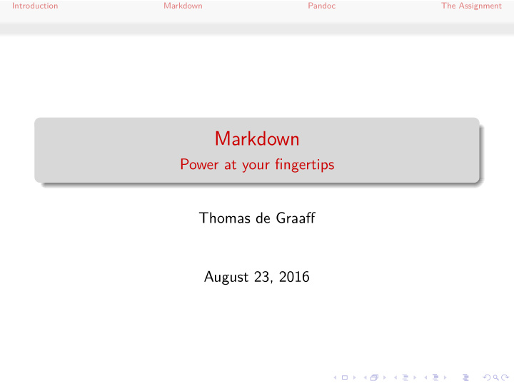 markdown