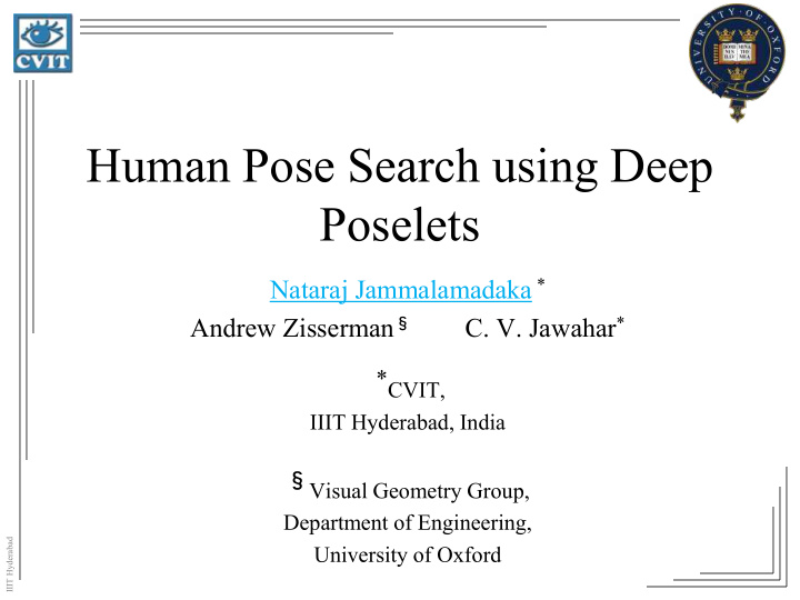 human pose search using deep