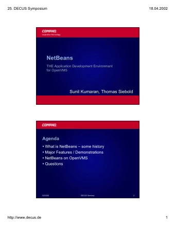 NetBeans  NetBeans  THE Application Development Environment  THE Application Development