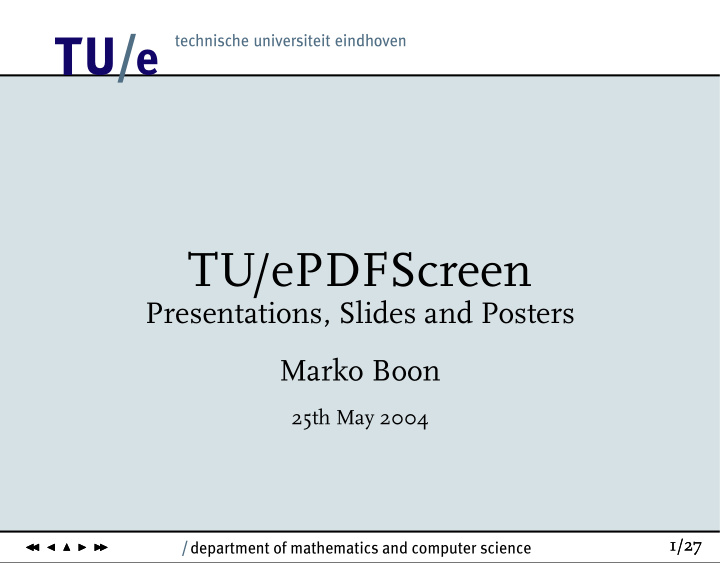 tu epdfscreen