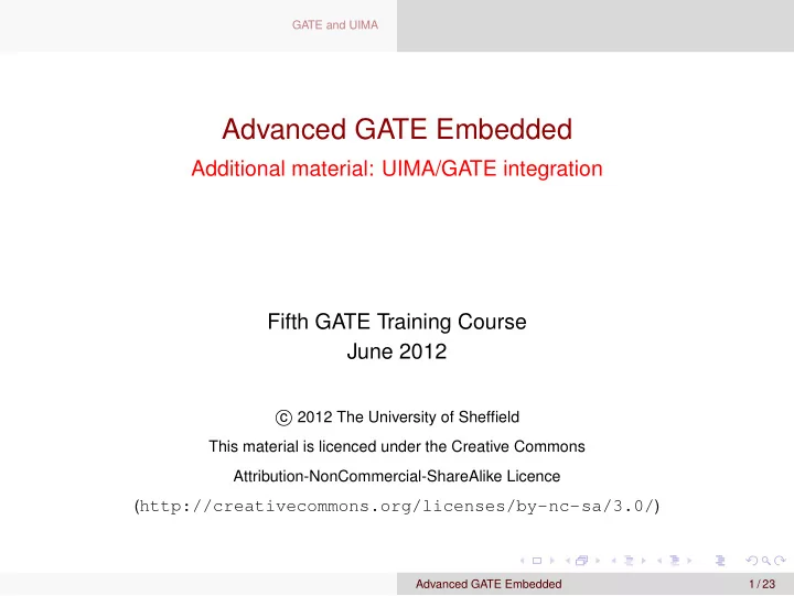 advanced gate embedded
