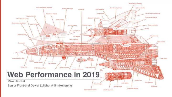 web performance in 2019