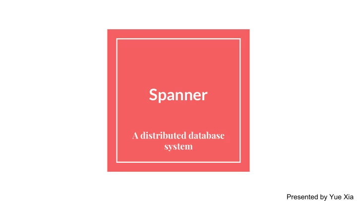 spanner