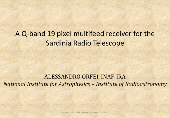 sardinia radio telescope