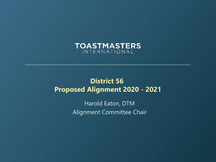 district 56 proposed alignment 2020 2021