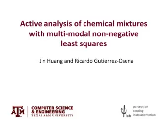 ISOEN 2011|Jin Huang|CSE@TAMU  Overview  Introduction  What is active sensing?  Infrared