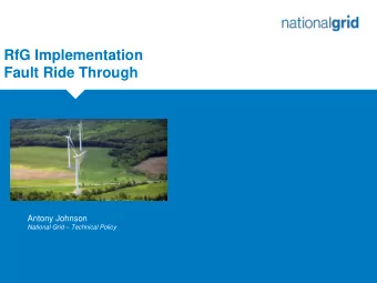 Fault Ride Through  Place your chosen  image here. The four  corners must just  cover the arrow