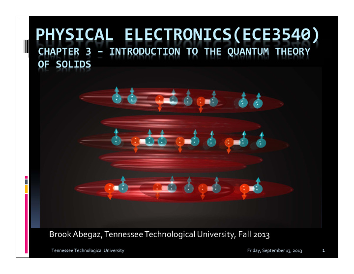 physical electronics ece3540