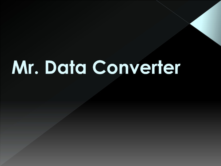 mr data converter