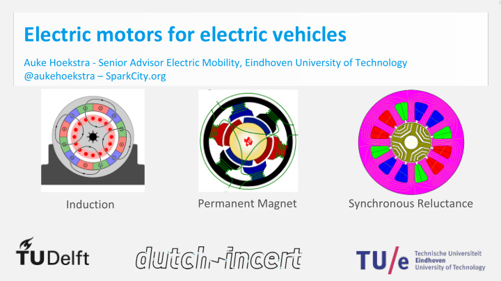 electric motors for electric vehicles
