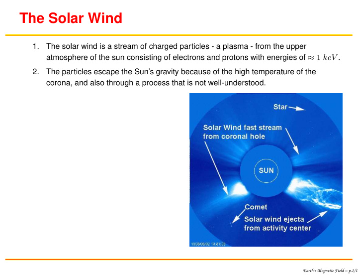 the solar wind