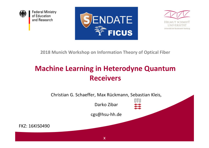 machine learning in heterodyne quantum receivers