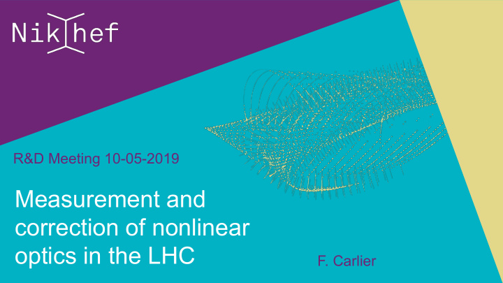 measurement and correction of nonlinear optics in the lhc