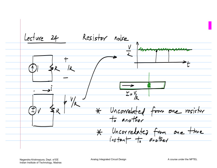 analog integrated circuit design a course under the nptel