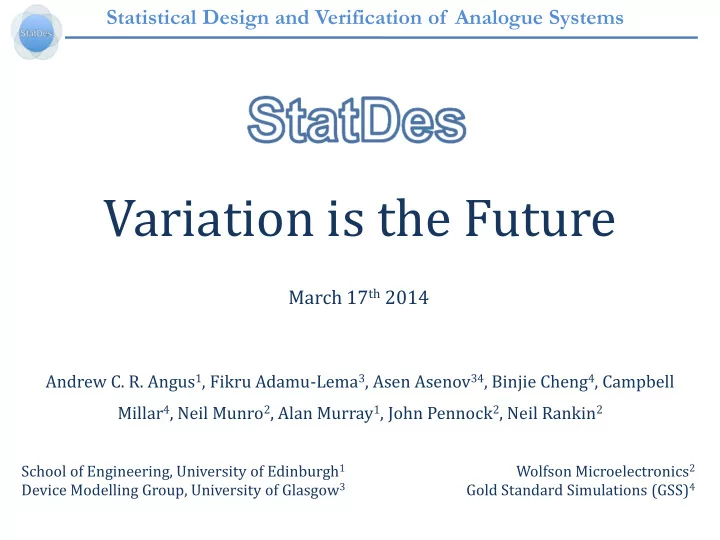 variation is the future