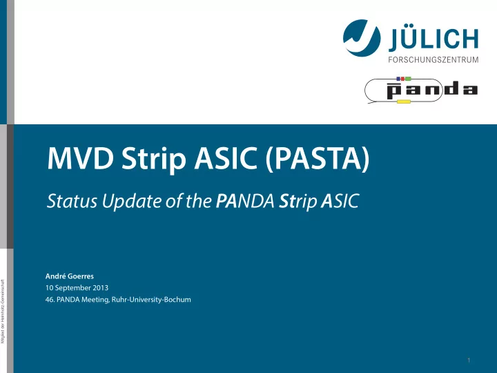 mvd strip asic pasta