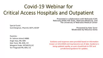 Presented in collaboration with Nebraska ICAP,  Nebraska DHHS HAI Team, Nebraska Medicine, and  The