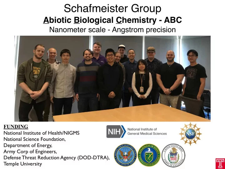 schafmeister group