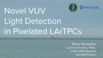 E ~ 500 V/cm  Cathode  Anode  Ar scintillation light   = 128 nm  E ~ 500 V/cm  Cathode  Anode  Ar