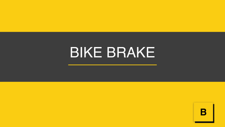 bike brake